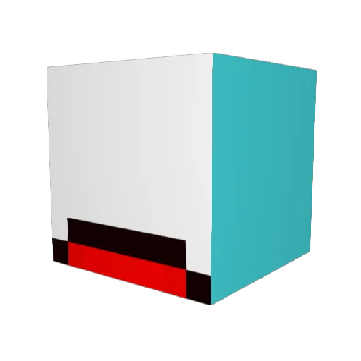Nerp47 Minecraft avatar head, 3D render