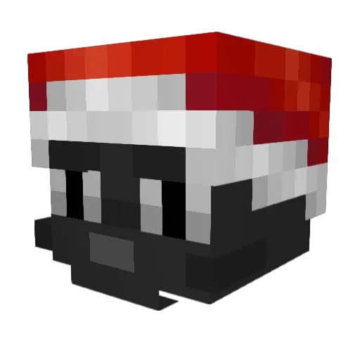 Nerrlok Minecraft avatar head, 3D render