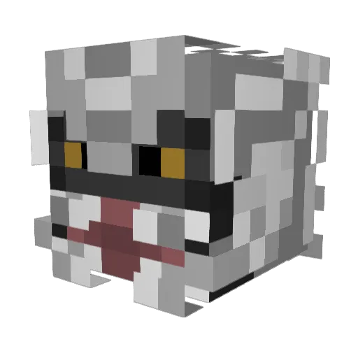 Nerva2665 Minecraft avatar head, 3D render