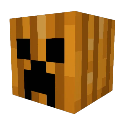 Nerzgoated Minecraft avatar head, 3D render
