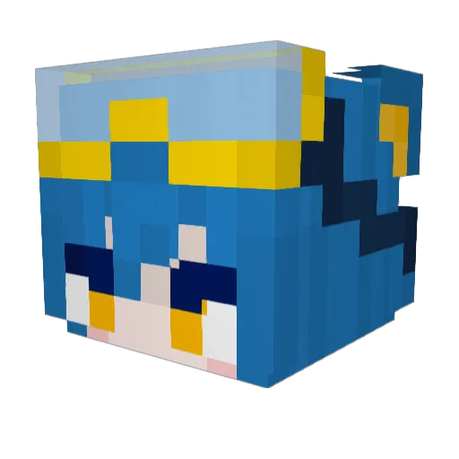 NesNeso Minecraft avatar head, 3D render