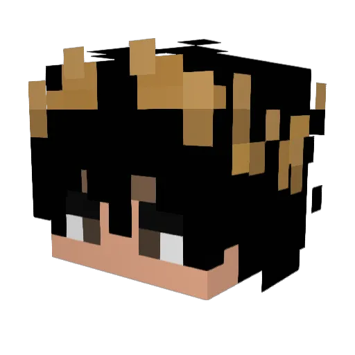 NeshZG Minecraft avatar head, 3D render
