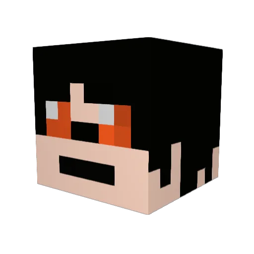 Nesko1331 Minecraft avatar head, 3D render