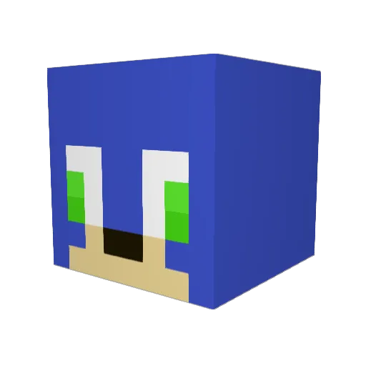 Nesko_971 Minecraft avatar head, 3D render