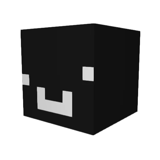 Neslien Minecraft avatar head, 3D render