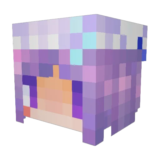 Neso_Neso Minecraft avatar head, 3D render
