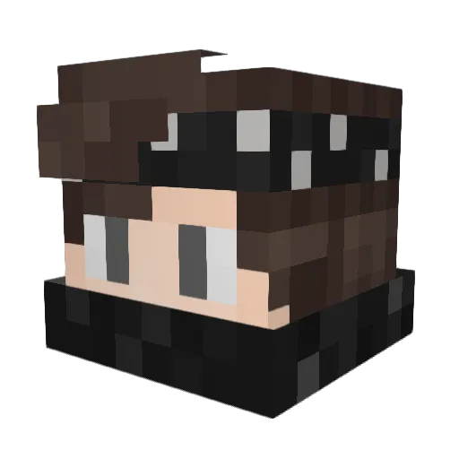 Nesquik_152 Minecraft avatar head, 3D render