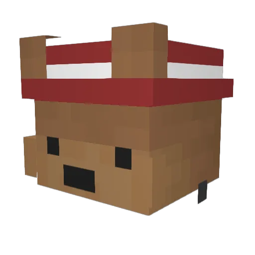 Nessa0301 Minecraft avatar head, 3D render