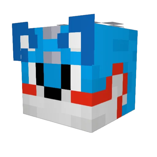 NessaBree Minecraft avatar head, 3D render
