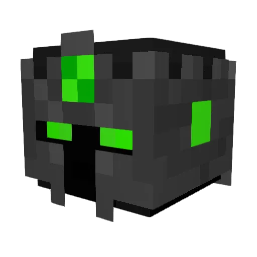 Nessos23 Minecraft avatar head, 3D render