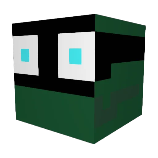 Nessy_Poo Minecraft avatar head, 3D render