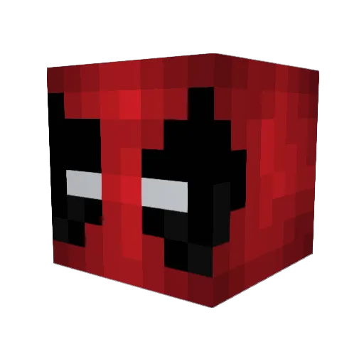 Nessyuh Minecraft avatar head, 3D render