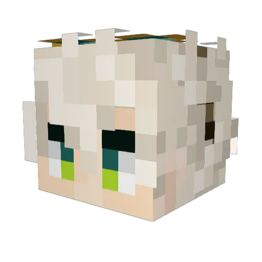Nest_uwu Minecraft avatar head, 3D render