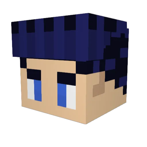 Nester85 Minecraft avatar head, 3D render