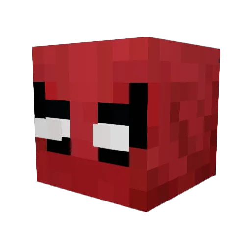 NestyMike Minecraft avatar head, 3D render