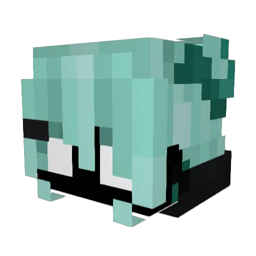 NeszyEatPear Minecraft avatar head, 3D render