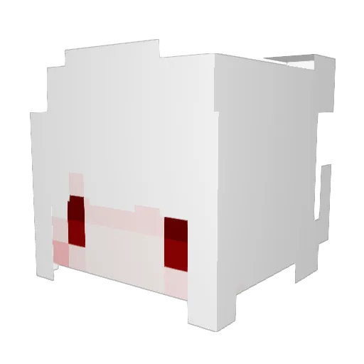 NetTrozr Minecraft avatar head, 3D render