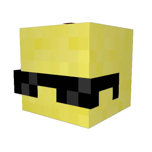 NetherPixel Minecraft avatar head, 3D render