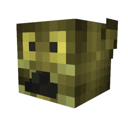 NetherRat Minecraft avatar head, 3D render