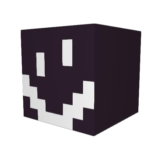 Netherite_Games Minecraft avatar head, 3D render