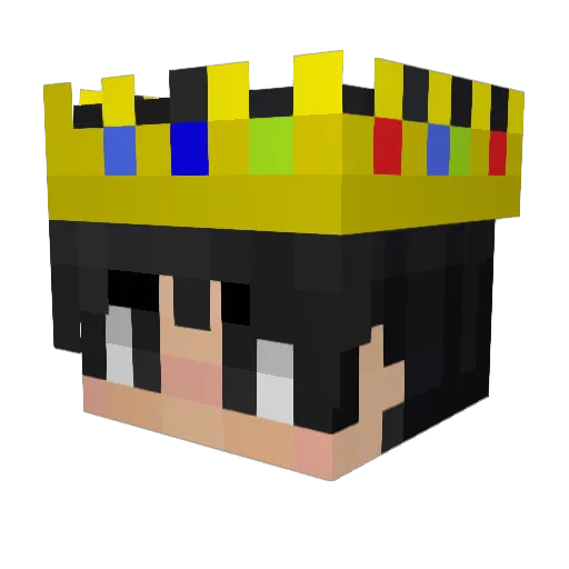 Netheritegamer7 Minecraft avatar head, 3D render