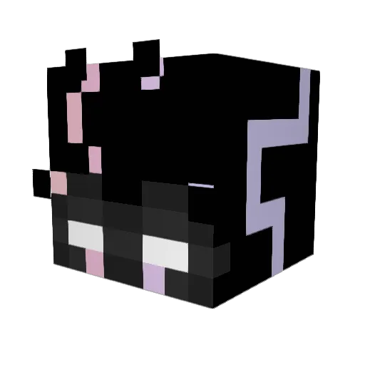 NetherixEZ Minecraft avatar head, 3D render