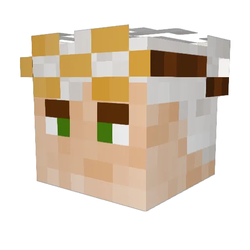 Netherland_Guy Minecraft avatar head, 3D render
