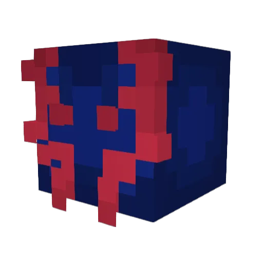 Netherprogamer Minecraft avatar head, 3D render