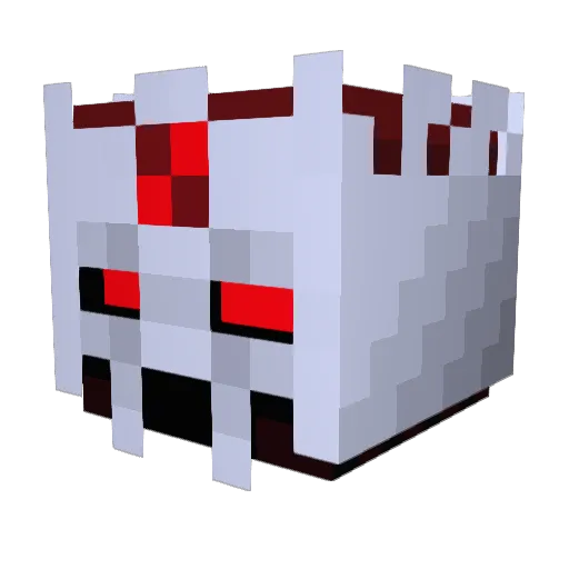 Netherworld12 Minecraft avatar head, 3D render