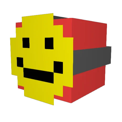 Netito05 Minecraft avatar head, 3D render