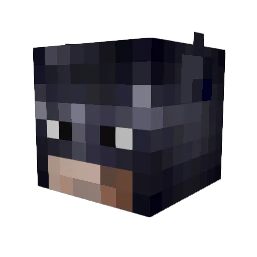 Neto118 Minecraft avatar head, 3D render