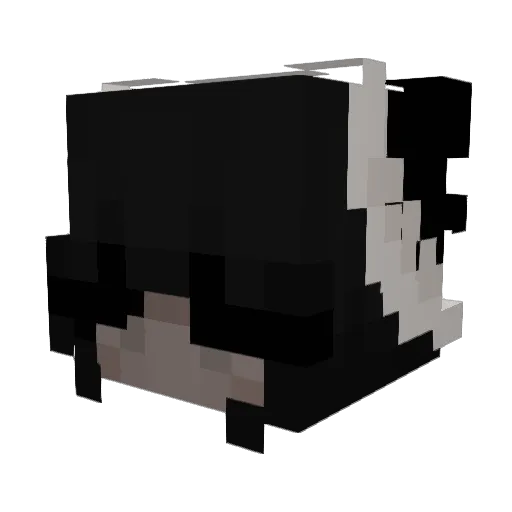 Netqur Minecraft avatar head, 3D render