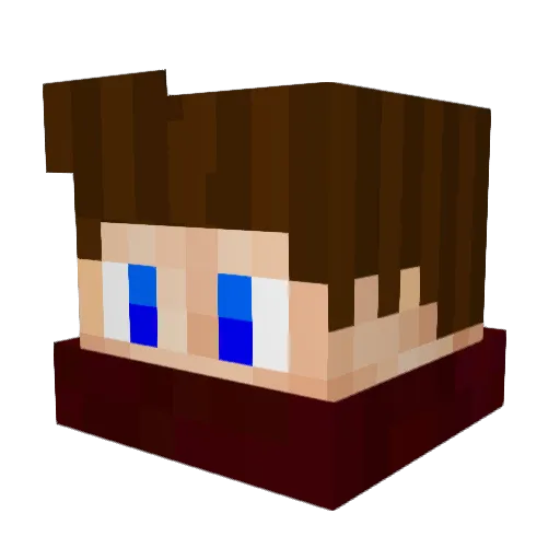 Netrex_GHG Minecraft avatar head, 3D render