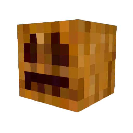 Netro9 Minecraft avatar head, 3D render