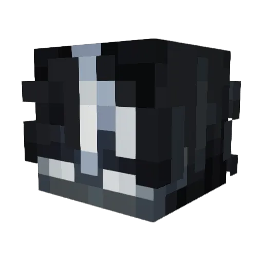 Nettouh Minecraft avatar head, 3D render