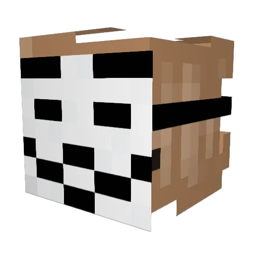 NettyStar Minecraft avatar head, 3D render