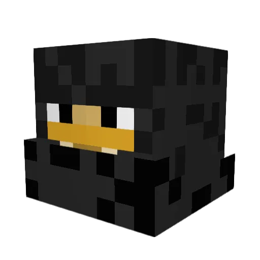 Netukz Minecraft avatar head, 3D render
