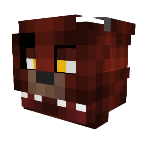 Netvirus101 Minecraft avatar head, 3D render