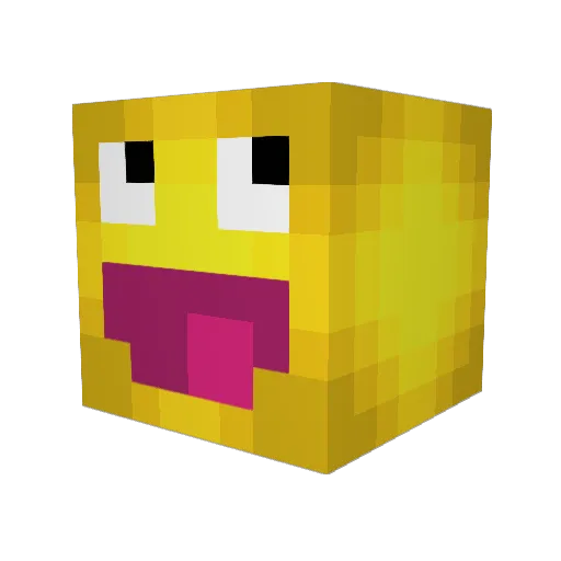 Network112233 Minecraft avatar head, 3D render