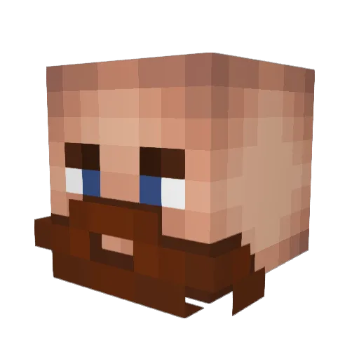 Netzky74 Minecraft avatar head, 3D render
