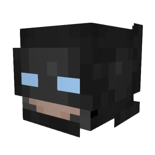 NeumJoe Minecraft avatar head, 3D render