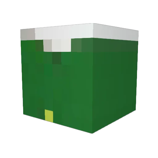 Neumannming Minecraft avatar head, 3D render