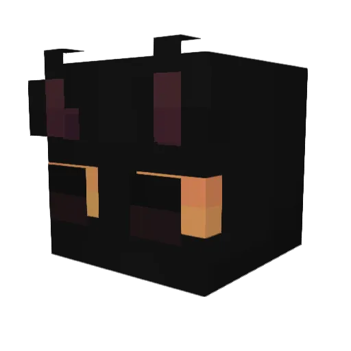 Neurogenesis Minecraft avatar head, 3D render