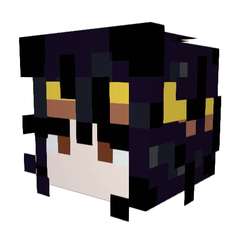 NeuroneDiBruc0 Minecraft avatar head, 3D render