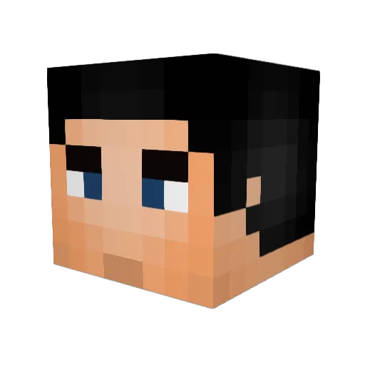 NeutralImp Minecraft avatar head, 3D render
