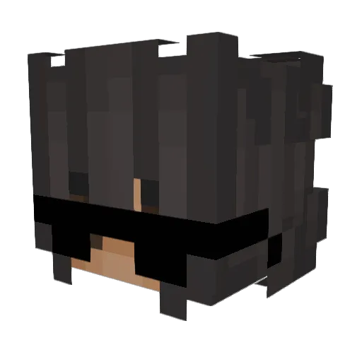 NeutralMC_ Minecraft avatar head, 3D render