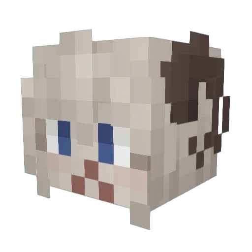 Minecraft-Avatar von NeutralThreat: Kopf als 3D-Render