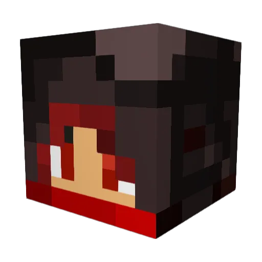 NeutrallyOcean Minecraft avatar head, 3D render