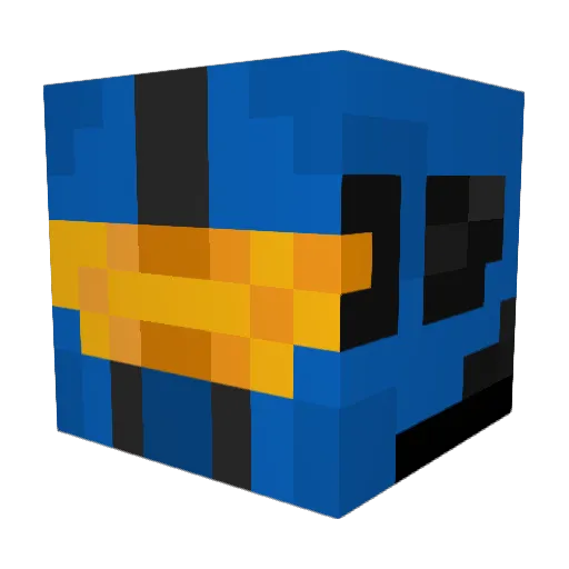NeutronStardust Minecraft avatar head, 3D render