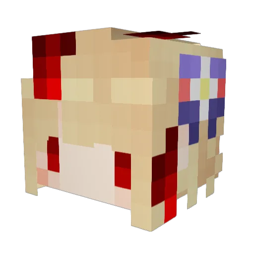 Neuuu0502 Minecraft avatar head, 3D render